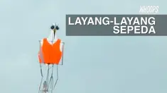 Sepeda terbang mengejutkan beberapa anak di Taiwan