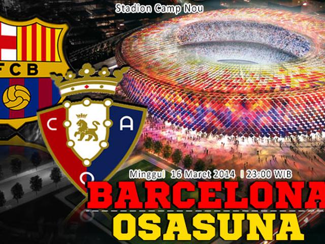 Barcelona Vs Osasuna Berpacu Dengan Poin Bola Liputan6 Com