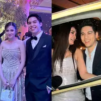 Nia Ramadhani tampil memukau dalam one shoulder dress hitam berpotongan high slit yang memberikan kesan elegan dan modern. Ia datang bersama sang suami, Ardi Bakrie, yang mengenakan setelan serba hitam, melengkapi penampilan serasi mereka di malam perayaan tersebut. [@marshanda99].