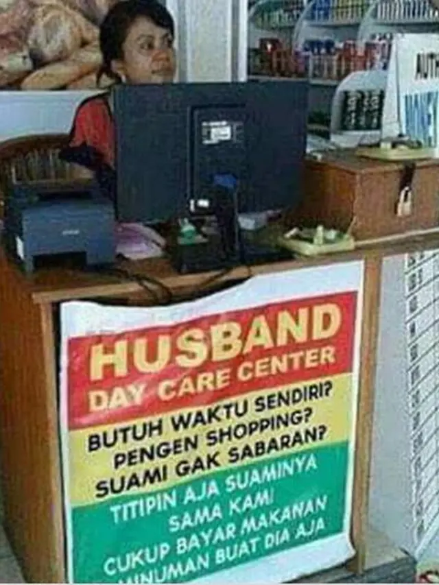 6 Tulisan Kocak di Tempat Penitipan Suami Ini Bikin Ngakak