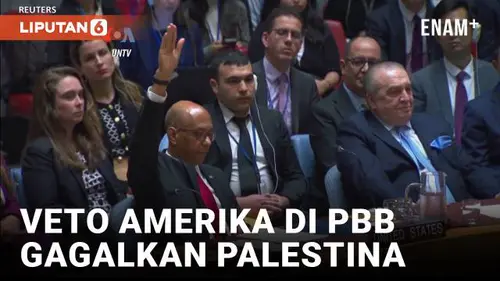 VIDEO: Diveto AS, Palestina Gagal Jadi Anggota Penuh PBB