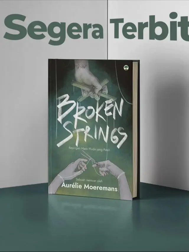 buku Broken Strings karya Aurelie Moeramans yang akan terbit (dok. instagram aurelie)
