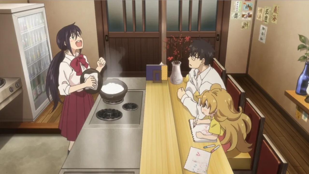 Istri Kouhei telah meninggal dunia dan ia merasa kesulitan untuk memasak makanan enak buat Tsumugi.