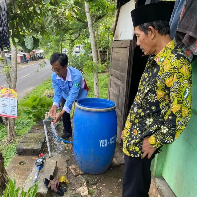 Serah Terima Program WASH Kepada Warga Kalurahan Giricahyo Gunungkidul.  foto: istimewa