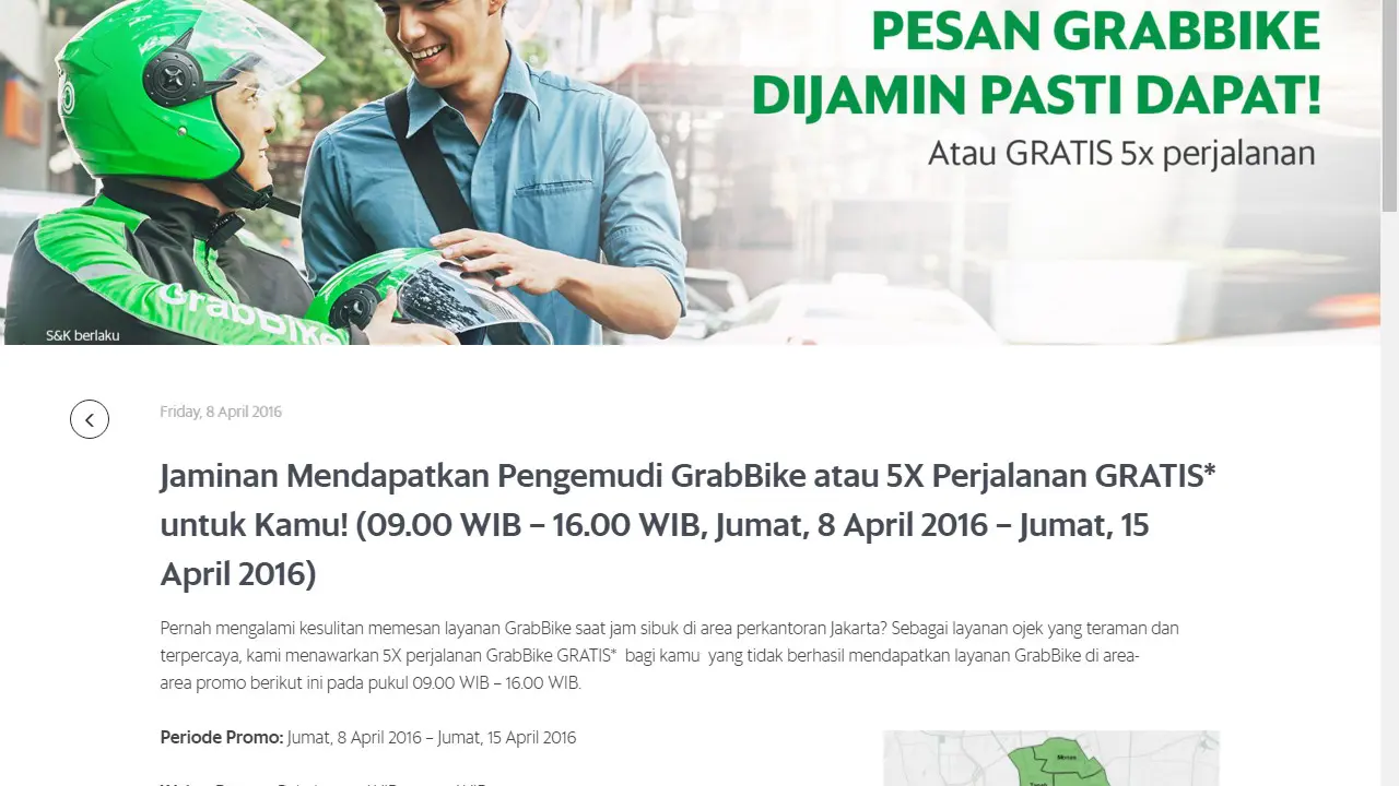 GrabBike Gratis