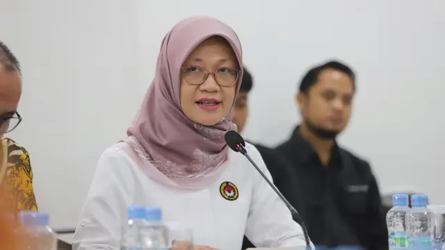 Deputi Bidang Koordinasi Peningkatan Kualitas Anak, Perempuan, dan Pemuda Kemenko PMK RI Woro Srihastuti Sulistyaningrum