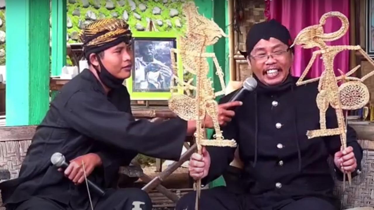 Wayang suket, Purbalingga, Jawa Tengah. (Foto: Liputan6.com/Rudal Afgani Dirgantara)