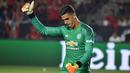6. Joel Pereira - Joel Pereira merupakan produk akademi Manchester United dan bergabung dengan tim senior pada 2017. Namun, Pereira kalah bersaing dengan David De Gea dan Sergio Romero. (AFP/Robyn Beck)