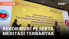 Cetak Rekor Muri, 3.169 Orang Meditasi Bareng di Jakarta