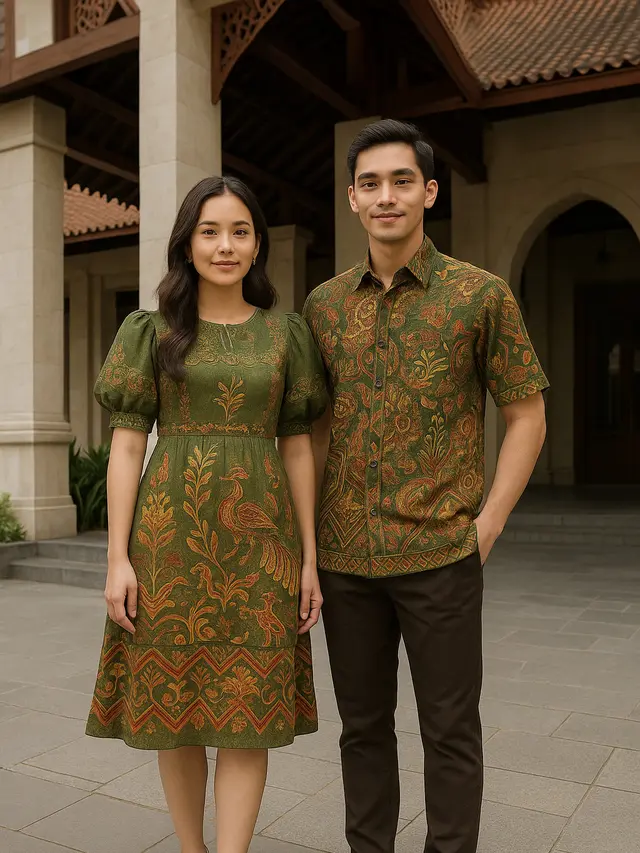 Model Batik Couple yang Stylish dan Elegan