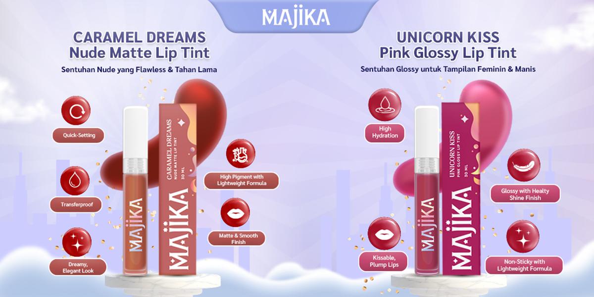 Ada Promo Diskon Spesial dari MAJIKA Bulan Ini, Lip Tint Mulai 69K dan Bundling Parfum & Lip Tint Cuma 155K!