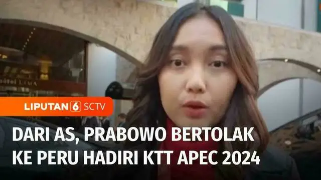 VIDEO: Live Report: Prabowo Hadiri KTT APEC di Peru, Pembahasan Ekonomi Global Bergulir