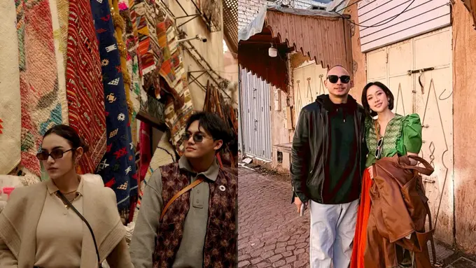 Menjelajah Maroko, Gaya Couple BCL–Tiko & Mahalini–Rizky Febian Kompak Tampil Desert Chic