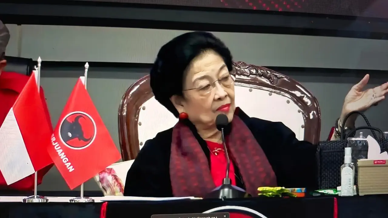 Ketua Umum DPP PDI Perjuangan (PDIP) Megawati Soekarnoputri.