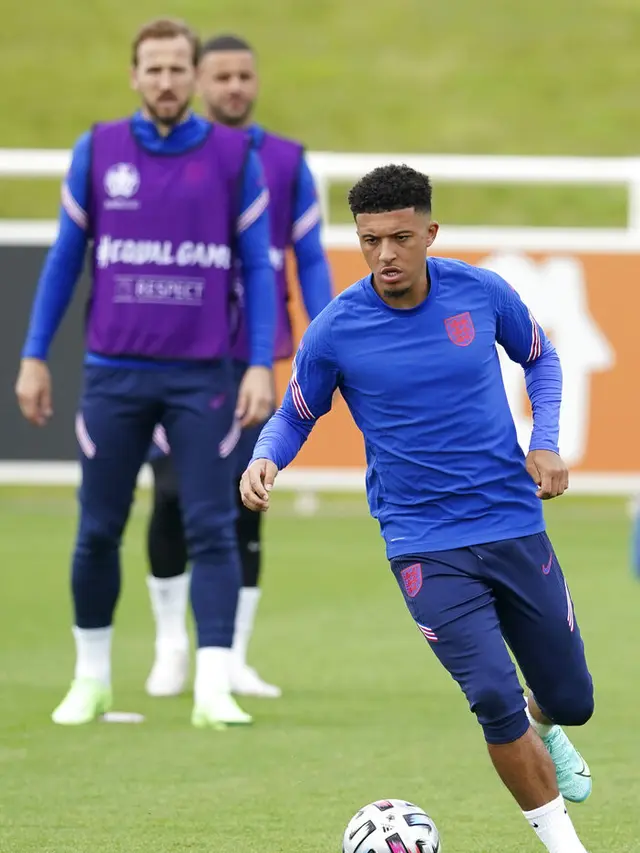 Latihan Inggris Jelang Hadapi Italia di Final