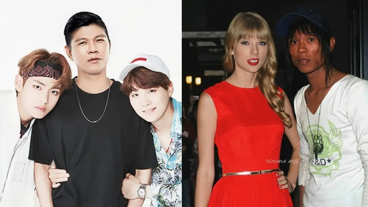 6 Editan Foto Andika Kangen Band Bareng Artis Dunia Ini Kocak