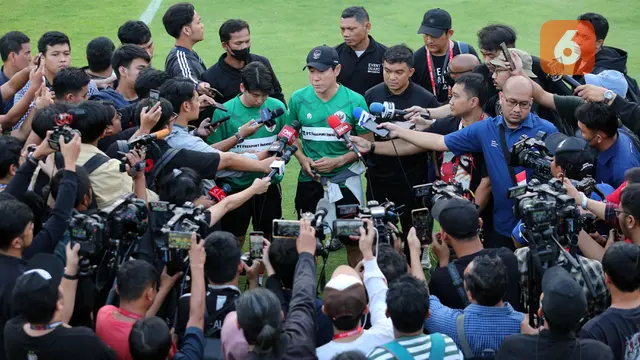 Latihan Timnas Indonesia Jelang Hadapi Timnas Argentina