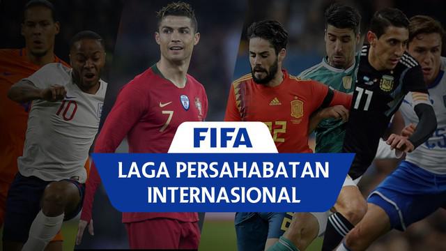 Berita video hasil laga persahabatan internasional. Jerman ditahan Spanyol, Inggris menang atas Belanda.