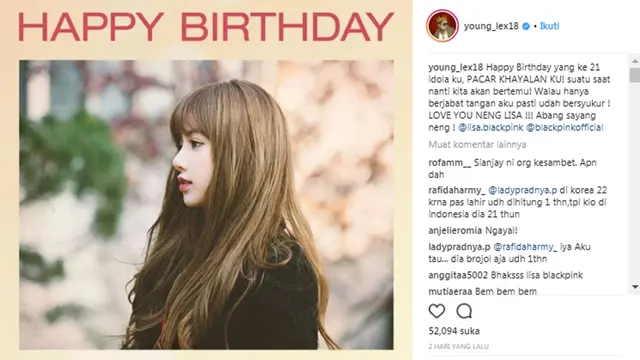 [Bintang] Lisa Blackpink