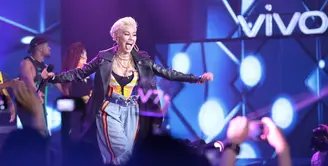 Beberapa hari lalu, penyanyi Agnez Mo meluncurkan single keduanya secara internasional. Baru dua hari dirilis, lagu yang diunggah di Youtube itu ditonton hingga 3 juta lebih. (Deki Prayoga/Bintang.com)