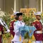 Neeltje Deliana Insjowi Werimon, perwakilan Provinsi Papua, dipercaya sebagai pembawa bendera Merah Putih