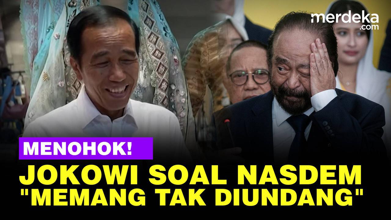 VIDEO: Jokowi Akui Tak Undang NasDem saat Pertemuan Ketum Partai