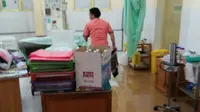 Ruang perawatan RS Dunda Limboto tergenang banjir Gorontalo. (dok. BNPB) 