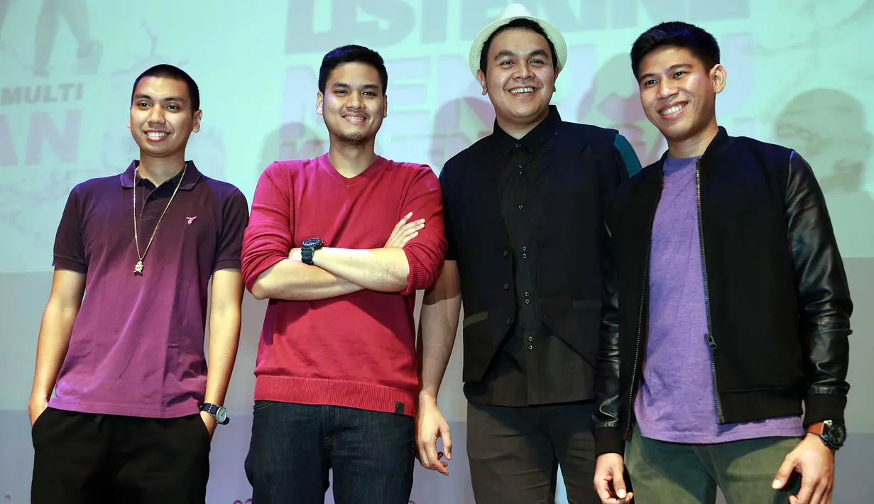 Tarik urat menyatukan keinginan dan waktu sempat terjadi dalam projek kolaborasi ini, namun tetap berjalan lancar pada akhirnya. (Deki Prayoga/Bintang.com)