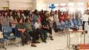 Citizen6, Semarang: Pemimpin redaksi Liputan 6 SCTV, Don Bosco Salamun memberikan paparan materi SGTC dan citizen journalism kepada mahasiswa Universitas Diponegoro, Semarang. (Pengirim: Ady Permadi)