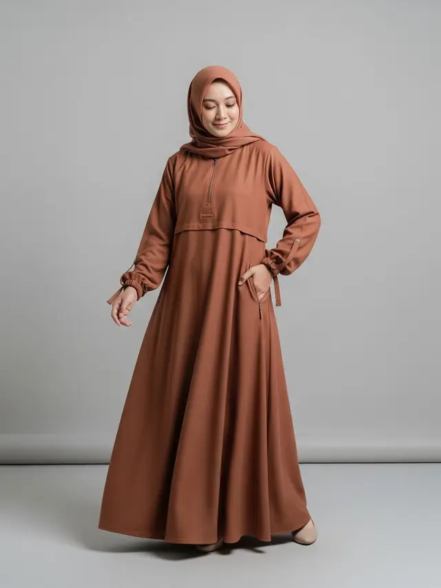 Gamis Berpotongan A-Line