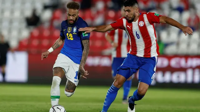 Timnas Paraguay Vs Timnas Brasil