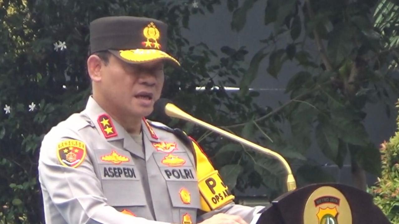 Kapolda Metro Jaya Irjen Asep Edi Suheri di Mapolda Metro Jaya