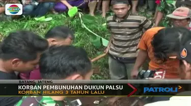 Tulang manusia tersebut diduga salah saeorang warga setempat yang hilang selama tiga tahun lalu.