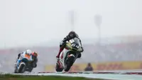 Pembalap Honda Team Asia Mario Suryo Aji saat balapan di Moto2 Amerika Serikat di COTA. (Honda Team Asia)