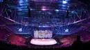 Suasana kemeriahan saat upacara pembukaan SEA Games 2019 di Philipine Arena Bulacan, Manila, Sabtu (30/11). Pesta olahraga se-Asia Tenggara ini akan berlangsung hingga 11 Desember. (Bola.com/M Iqbal Ichsan)