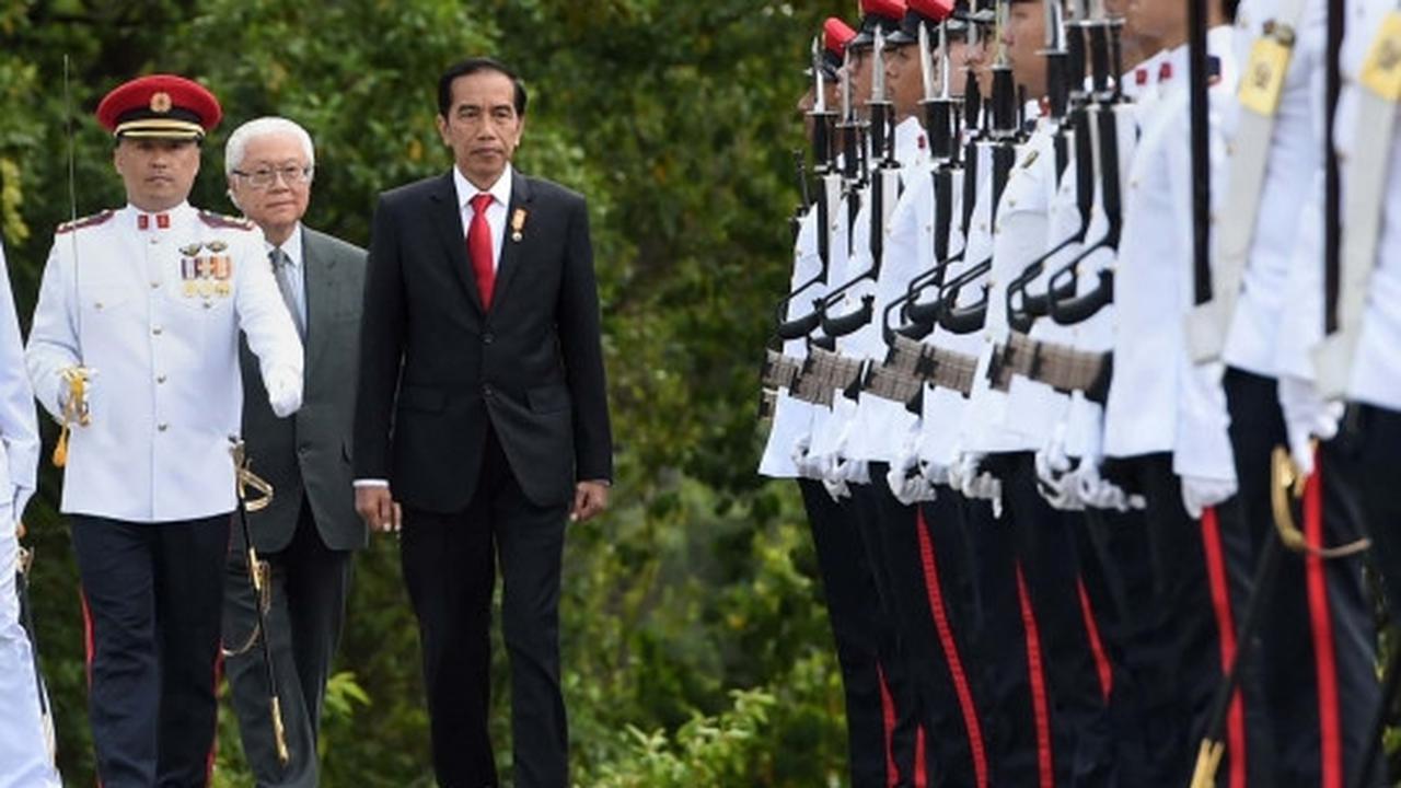Jokowi temui Presiden Singapura perkuat hubungan bilateral