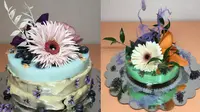 Inspirasi bunga asli untuk dekorasi kue. (Sumber: Instagram/steinkampf_flower_cakes)