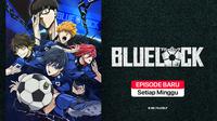 Nonton episode terbaru Blue Lock yang tayang setiap Minggu di Vidio. (Dok. Vidio)