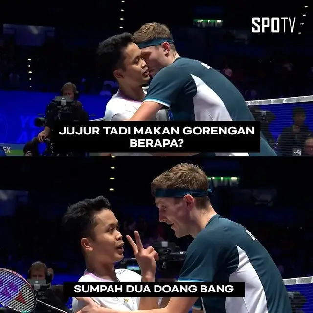 6 Meme Ginting dan Viktor Axelsen di Babak QF All England 2024 Ini Bikin Ngakak