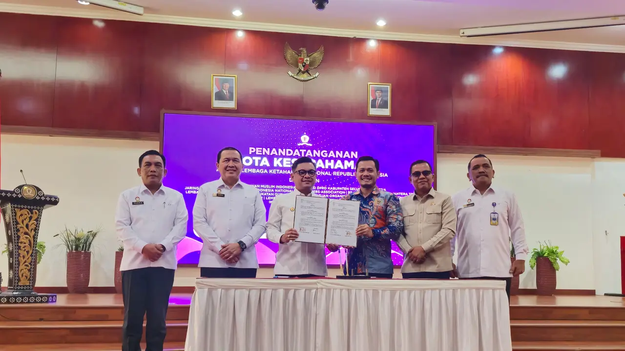 Penandatanganan nota kesepahaman (MoU) antara ADKASI dan Lemhanas RI di Jakarta (Istimewa)