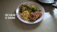 Resep makanan sehat dari Mariska Tanauma yang bisa dikonsumsi setelah olahraga. (Sumber: Video Mariska Tanauma).