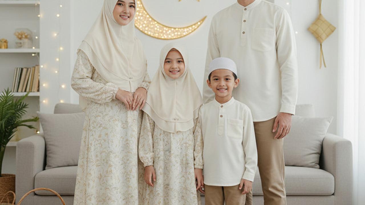 7 Outfit Couple Keluarga Lebaran 2026 Set Seragam, Tampilan Kompak dan Serasi untuk Foto Bersama