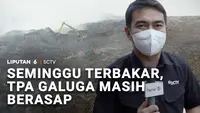 Seminggu Terbakar, TPA Galuga Masih Berasap