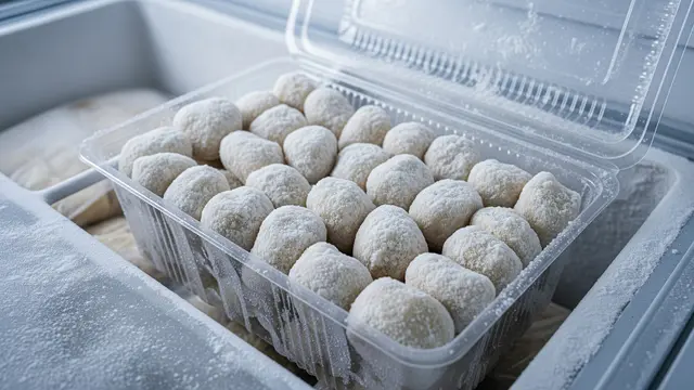 Menyimpan Cireng Salju