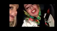 Narsis Saat Mengemudi, Dua Gadis Iran Kena Akibatnya!