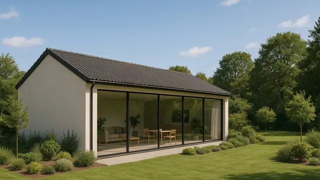 Model Rumah Tanpa Jendela Depan Tapi Tetap Terang/via AI