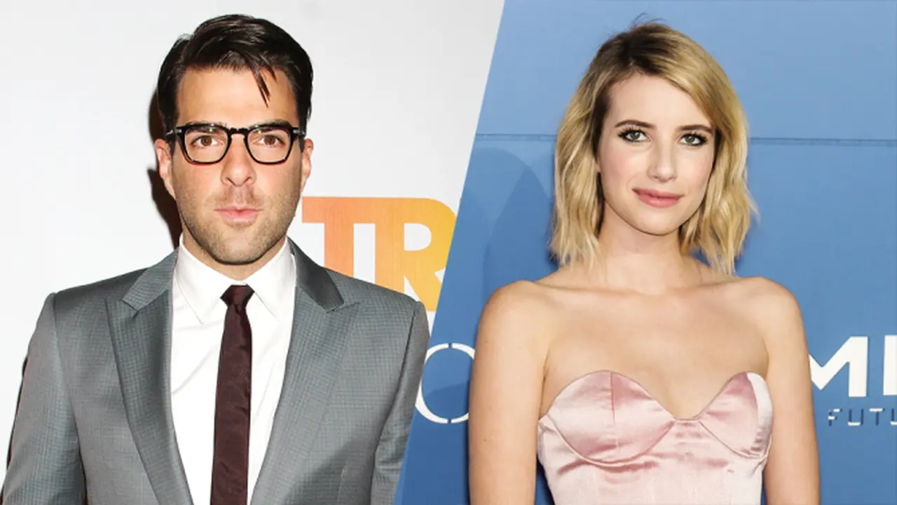 Zachary Quinto Pacari Emma Roberts di Film Bertema Pastur Gay