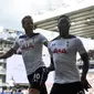 Viktor Wanyama siap menjadi jendral lapangan tengah dan tampil penuh percaya diri usai menciptakan gol berkelas kontra Liverpool (Ben STANSALL / AFP)