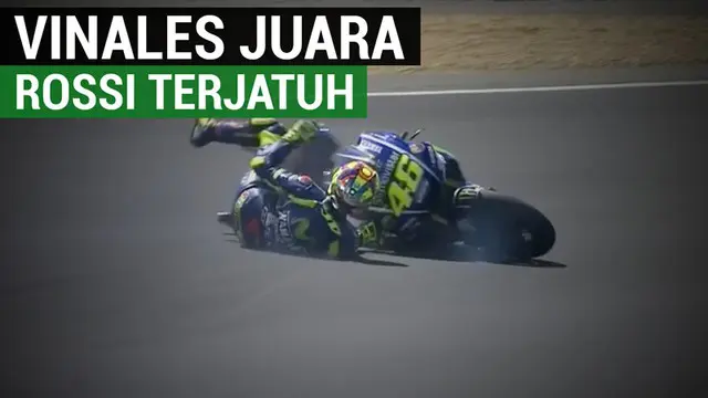 Berita video highlights balapan MotoGP 2017, di mana pebalao Movistar Yamaha, Maverick Vinales, menjadi juara kali ini. Sementara itu, rekan setimnya, Valentino Rossi, terjatuh pada lap terakhir. Pebalap Repsol Honda, Marc Marquez, juga terjatuh pada...