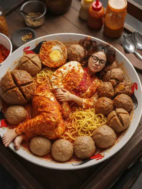 Cara Edit Foto Sendiri Menyatu dengan Makanan, Tren Baru Pakai Fitur Gemini AI - Fashion Fimela.com